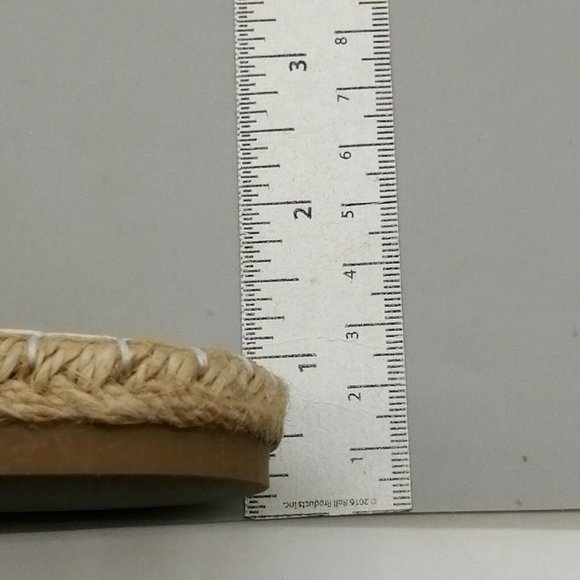 Report Womens Carlin Flat Espadrille Slide Sandal Cushioned Yellow Sz 6 NEW - Picture 7 of 10